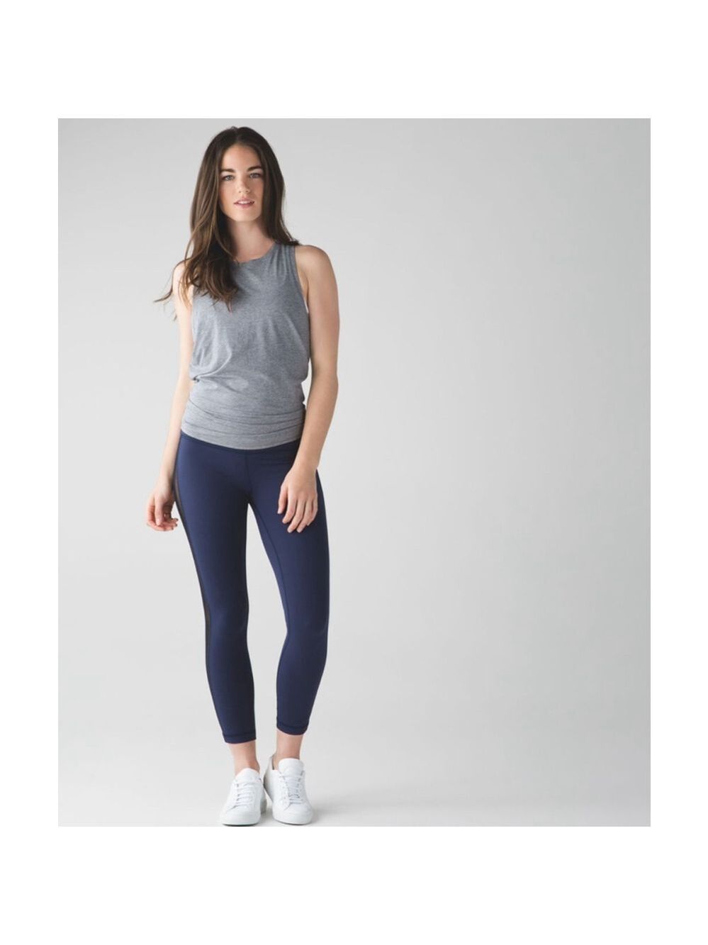 Women's Lululemon All Tied Up Tank Gray M - Picture 6 of 11